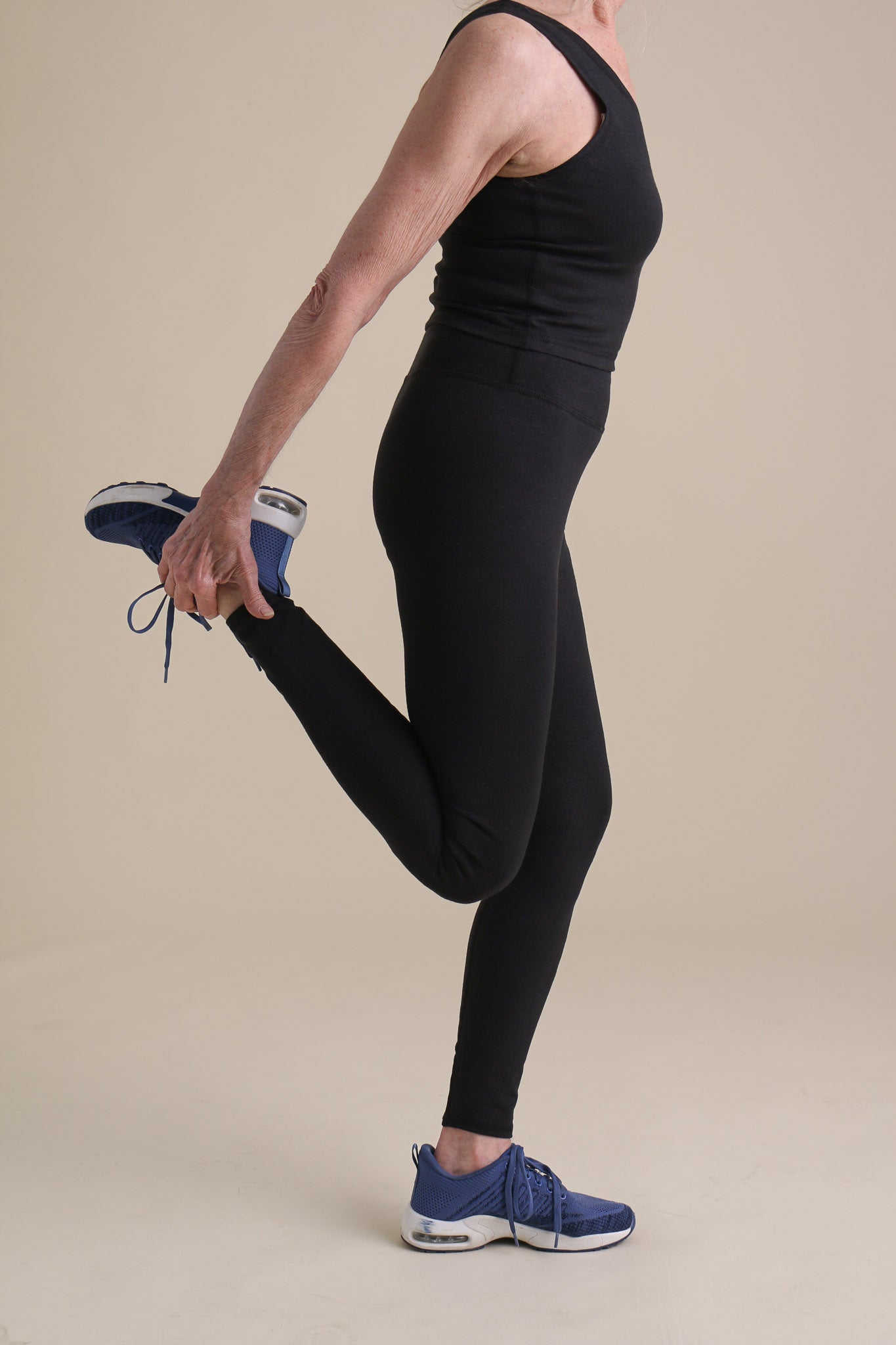 New Lu 06 Yoga Pants Sports Leggings Women Stretch Quick Dry Black
