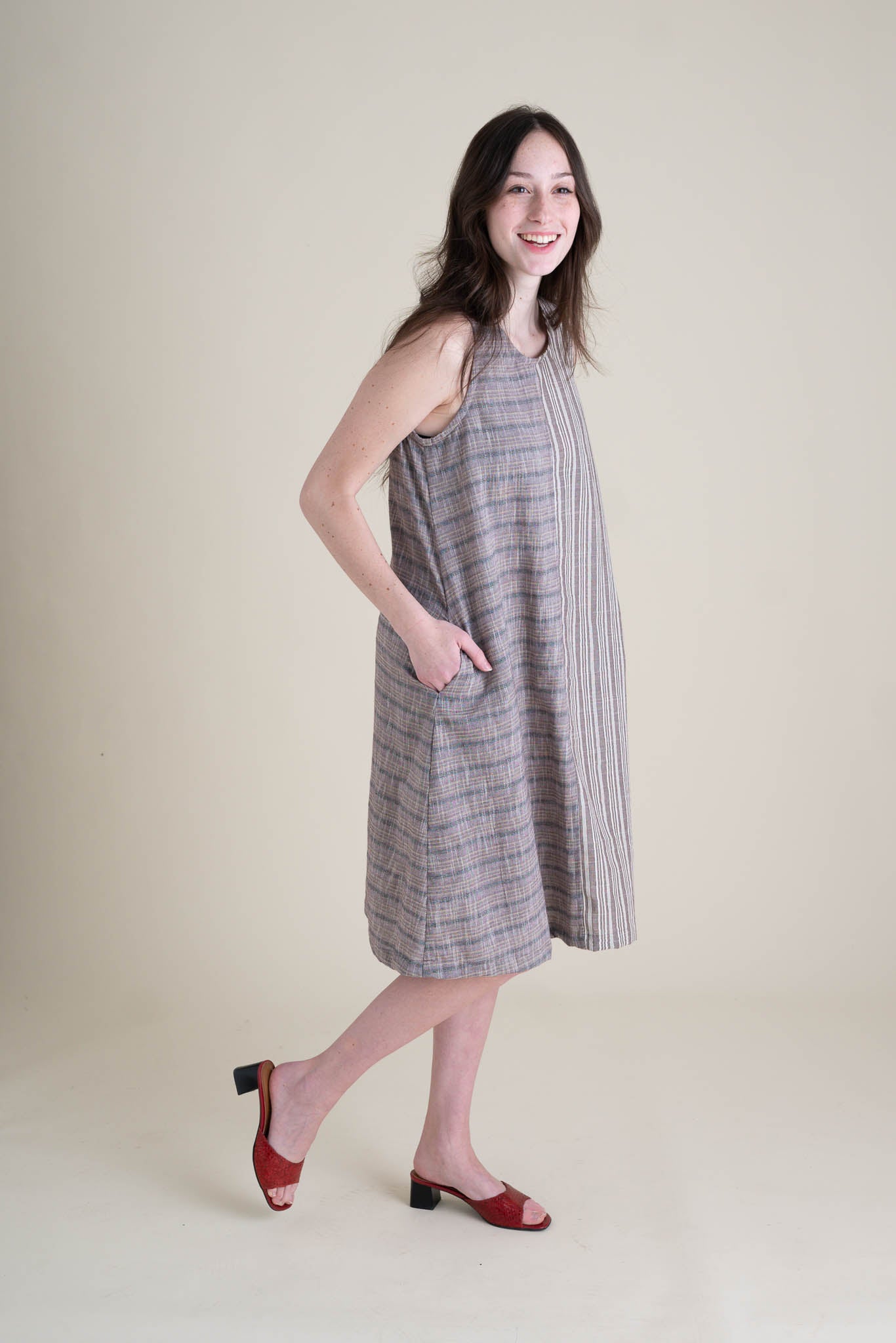 Tank Dress in Foxglove – Conscious Clothing