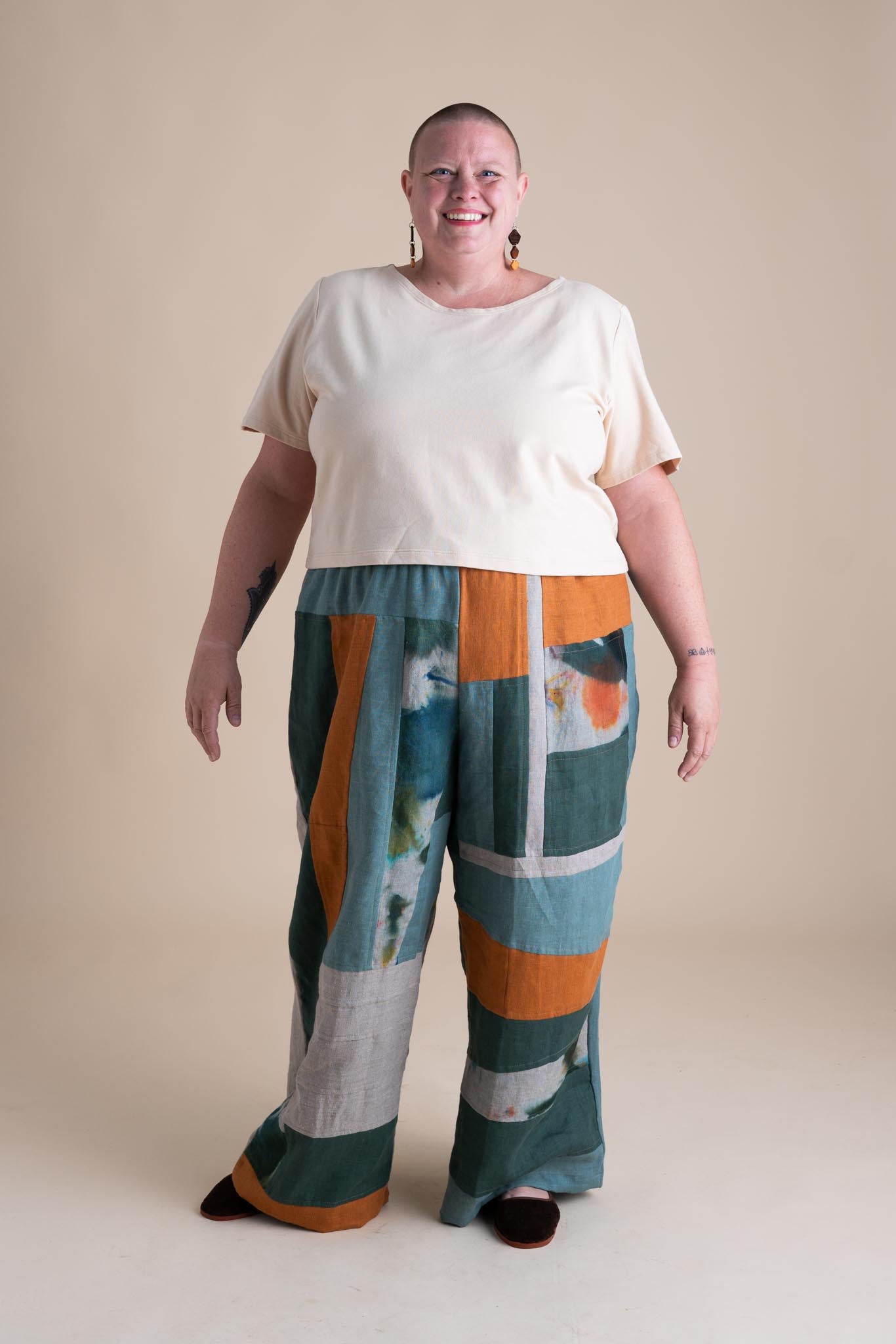 Sunset Pants 3X in Patchwork 2 Conscious Clothing