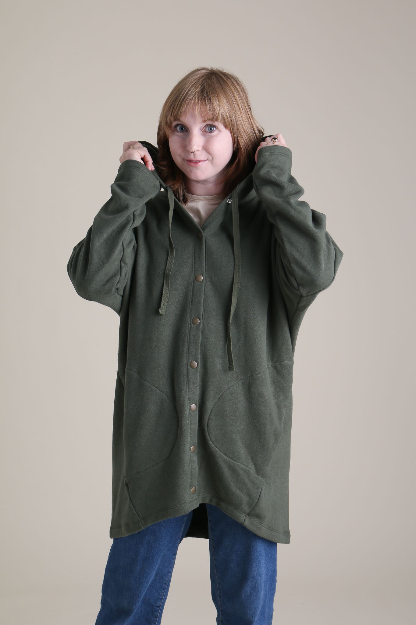 Fleece 2025 cocoon coat