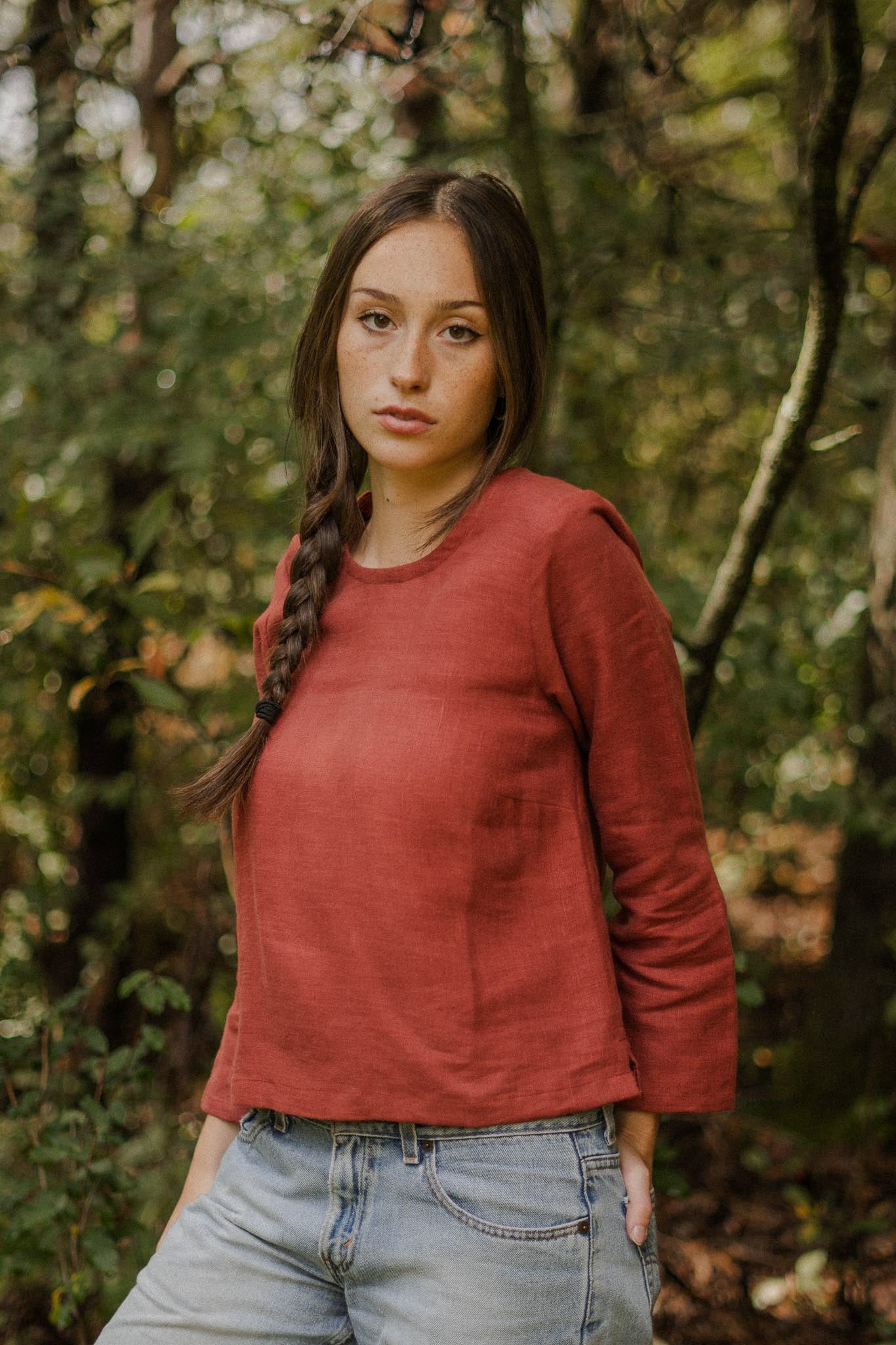 Kindred Top in Paprika – Conscious Clothing