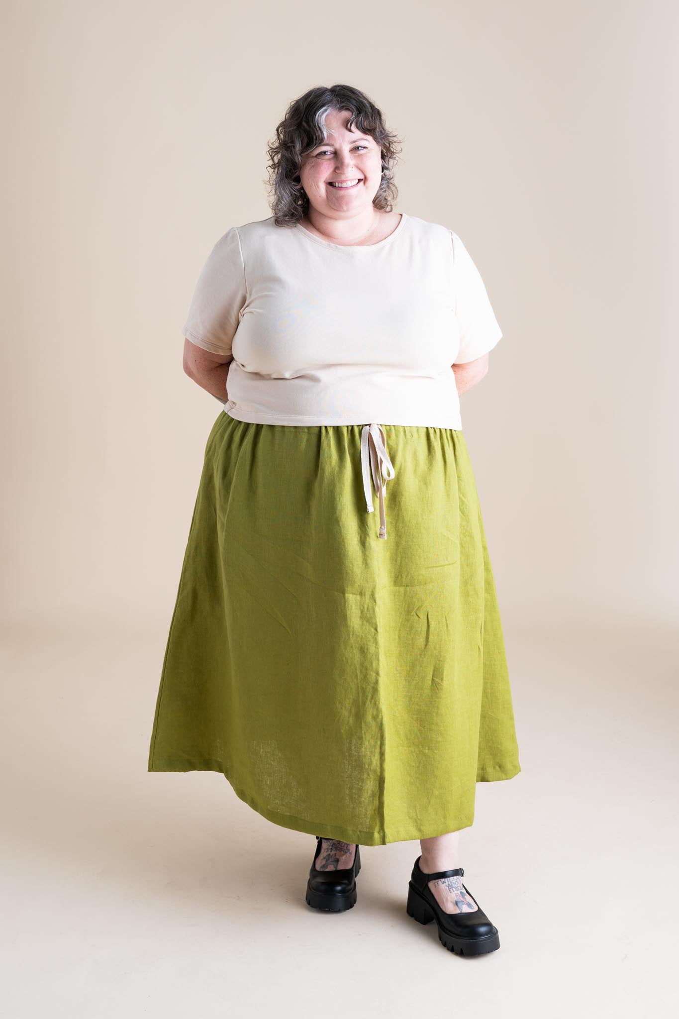 Esme Skirt in Avocado