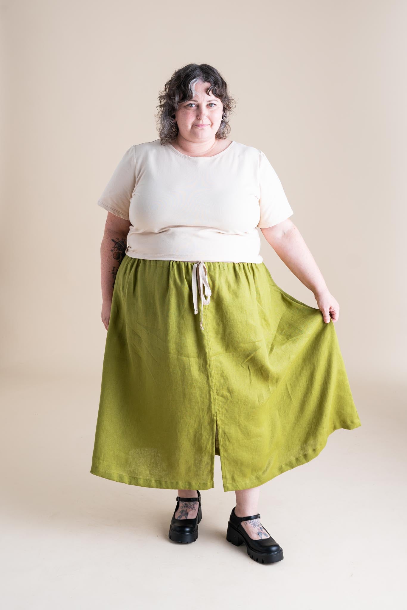 Esme Skirt in Avocado