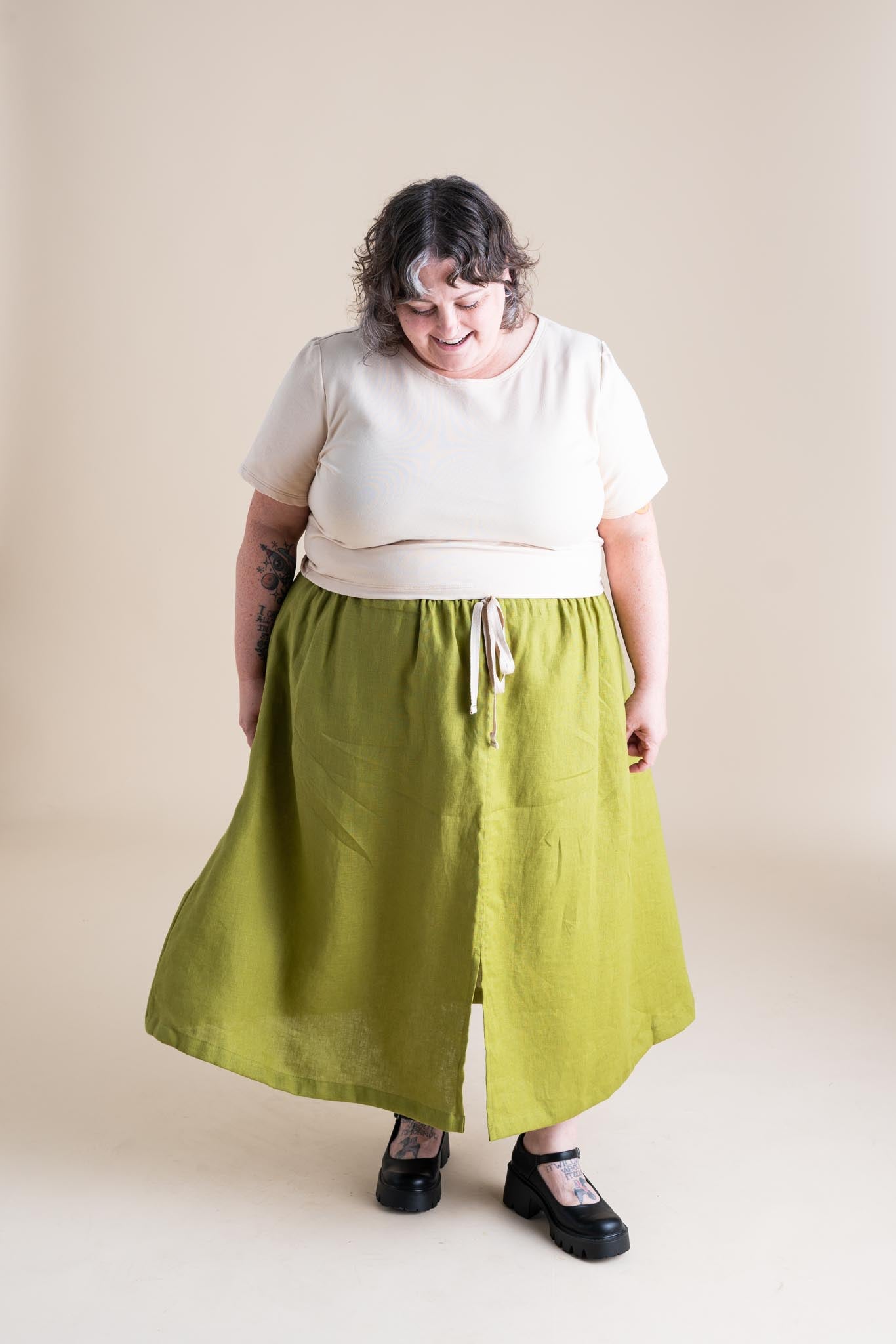 Esme Skirt in Avocado