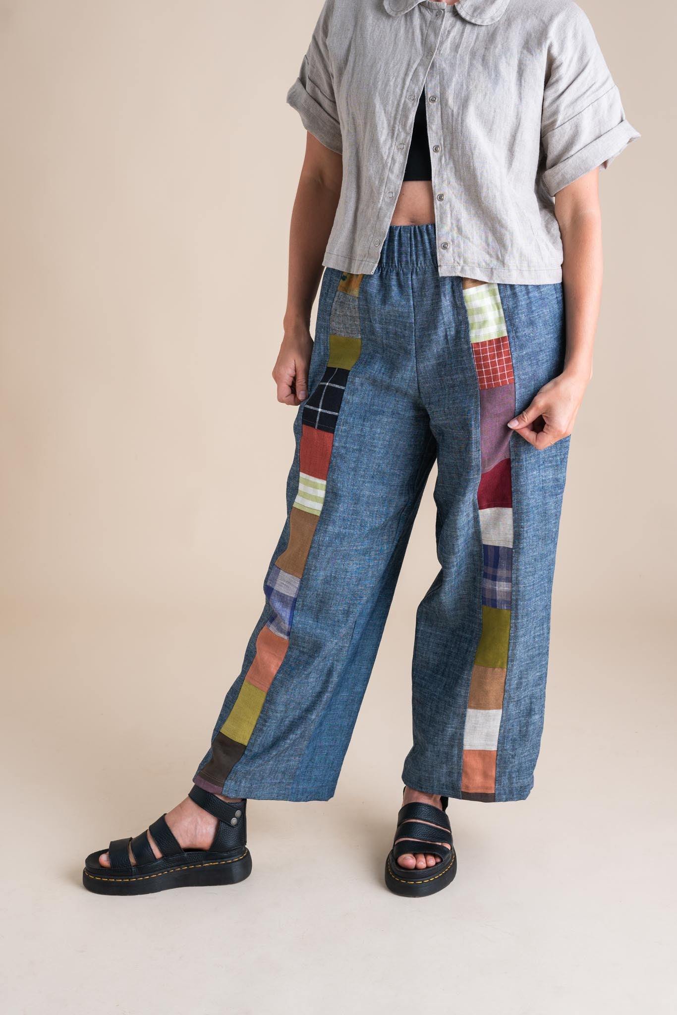 Sunset Pants in Indigo Chambray