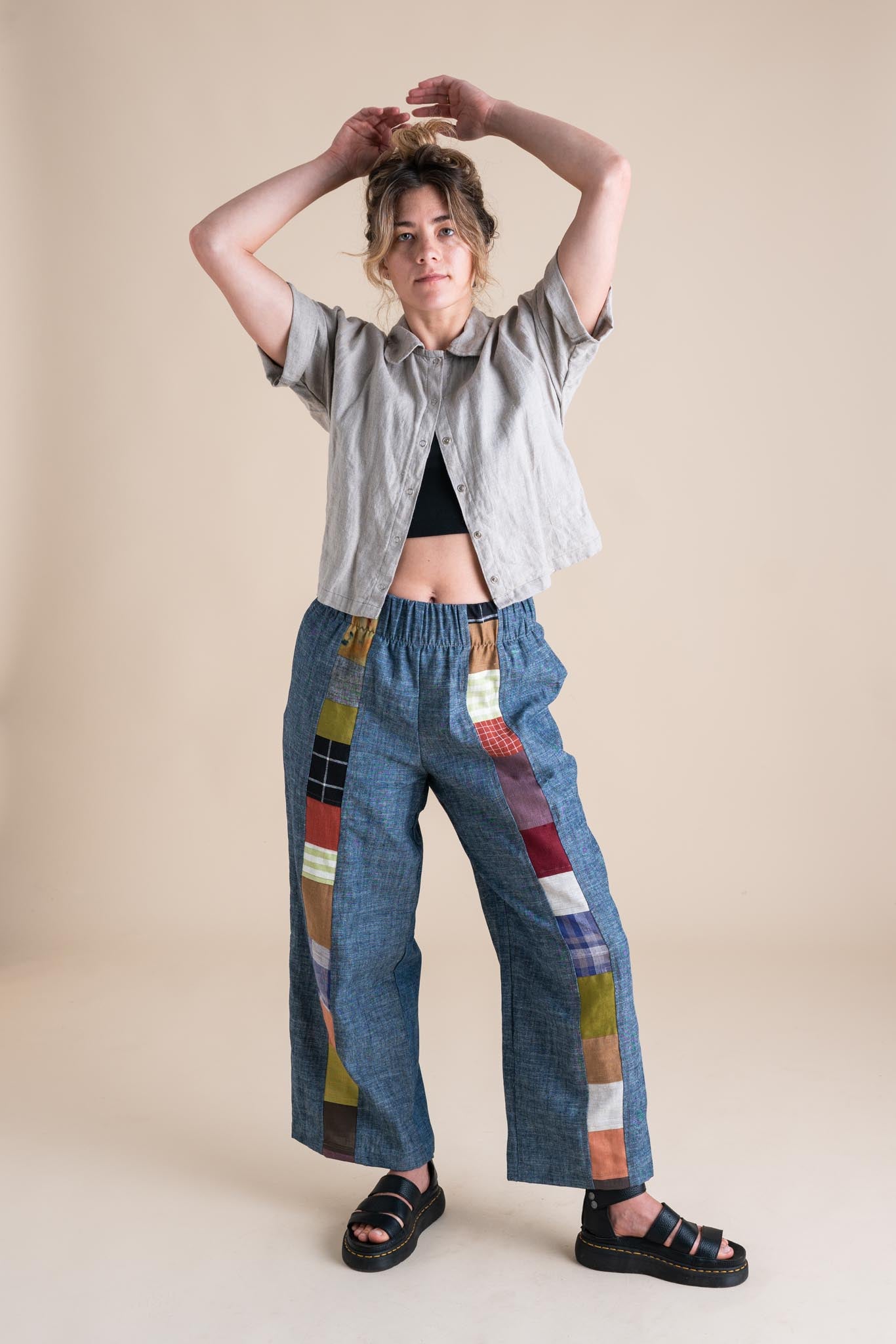 Sunset Pants in Indigo Chambray