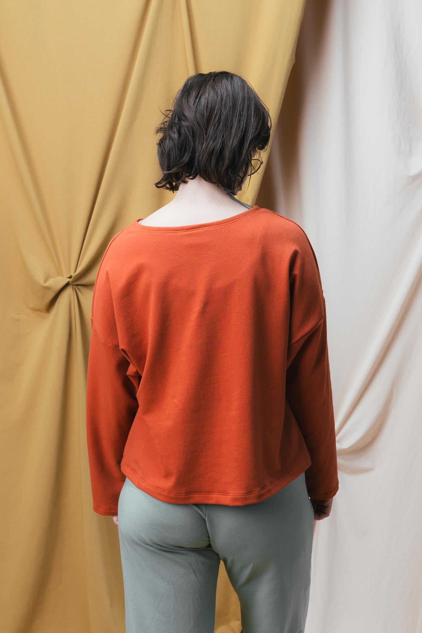 Christine Top in Persimmon