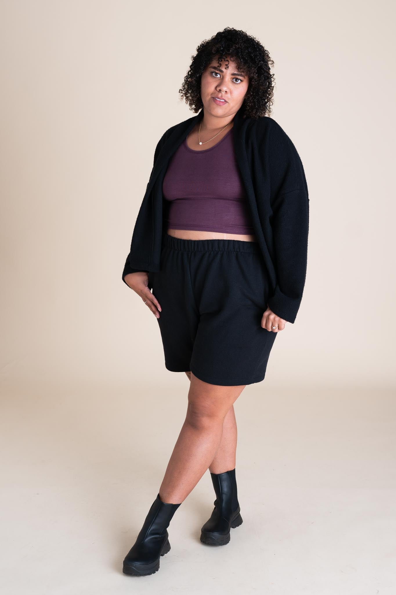 Drifter Cardigan in Black