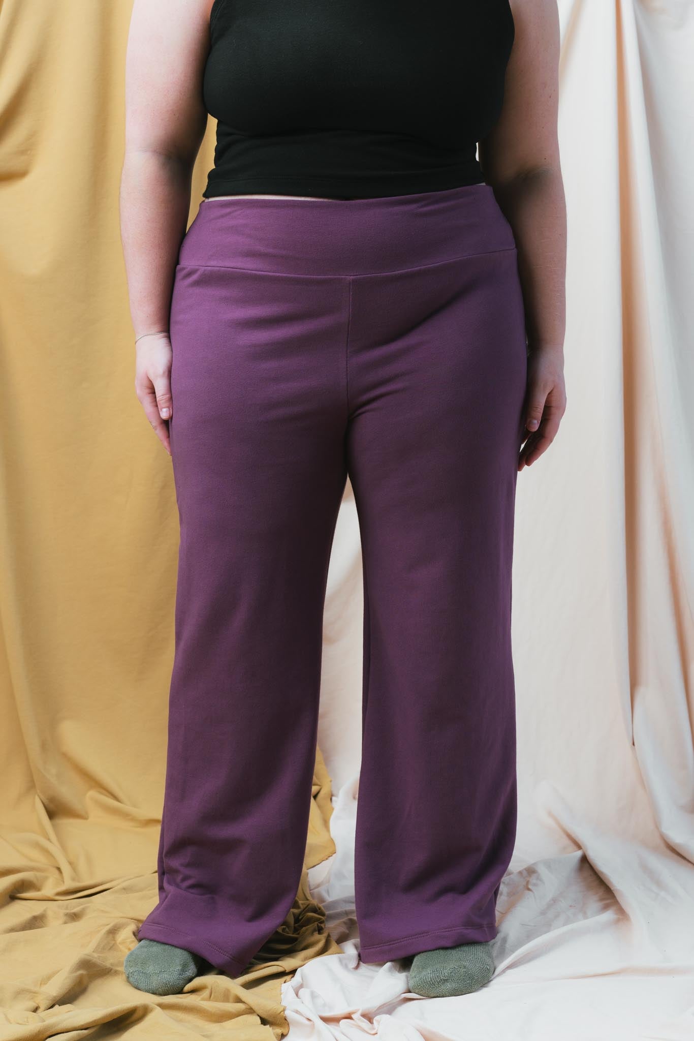 Eleanor Pants in Plum