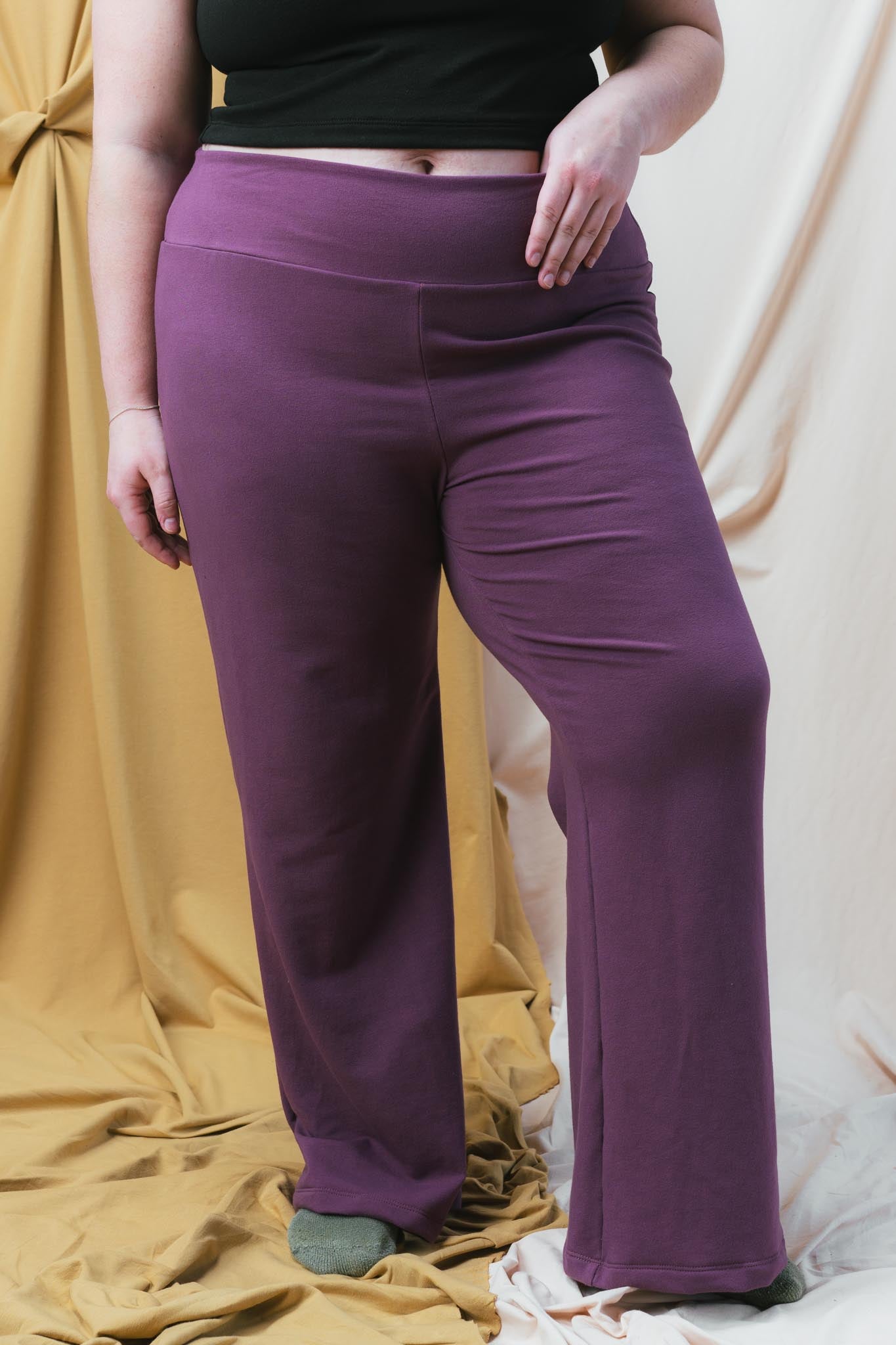 Eleanor Pants in Plum