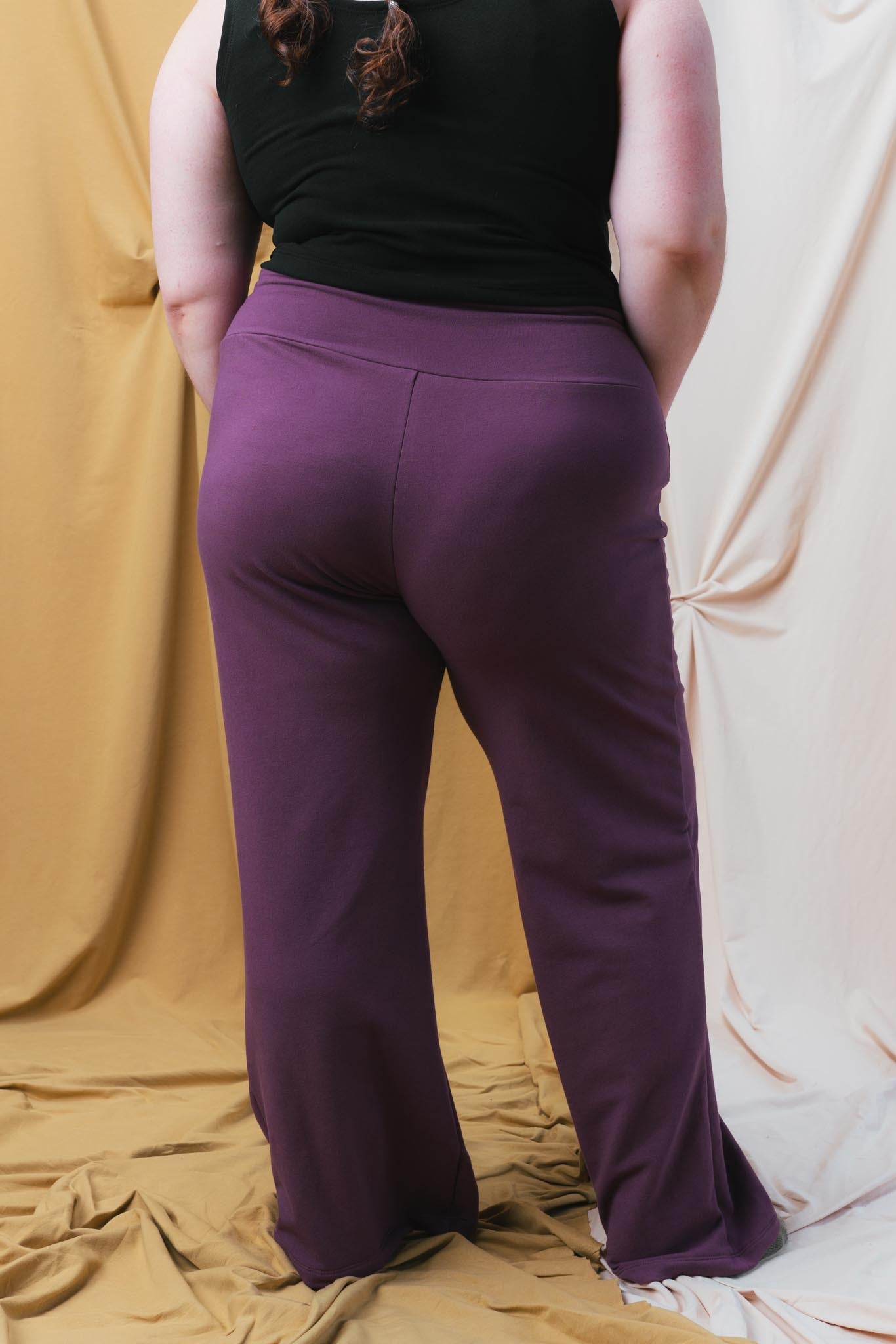 Eleanor Pants in Plum