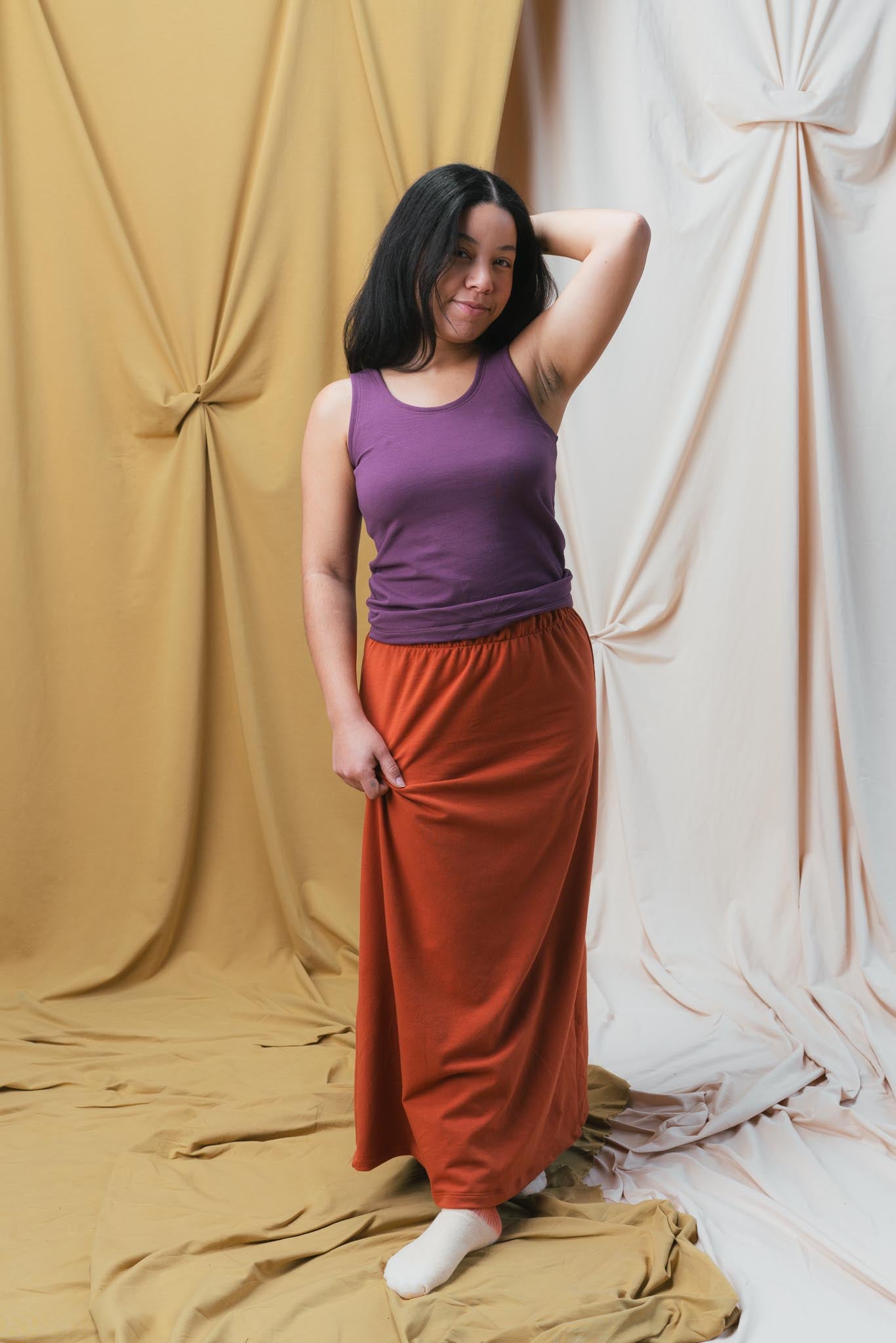 Emmeline Skirt in Persimmon