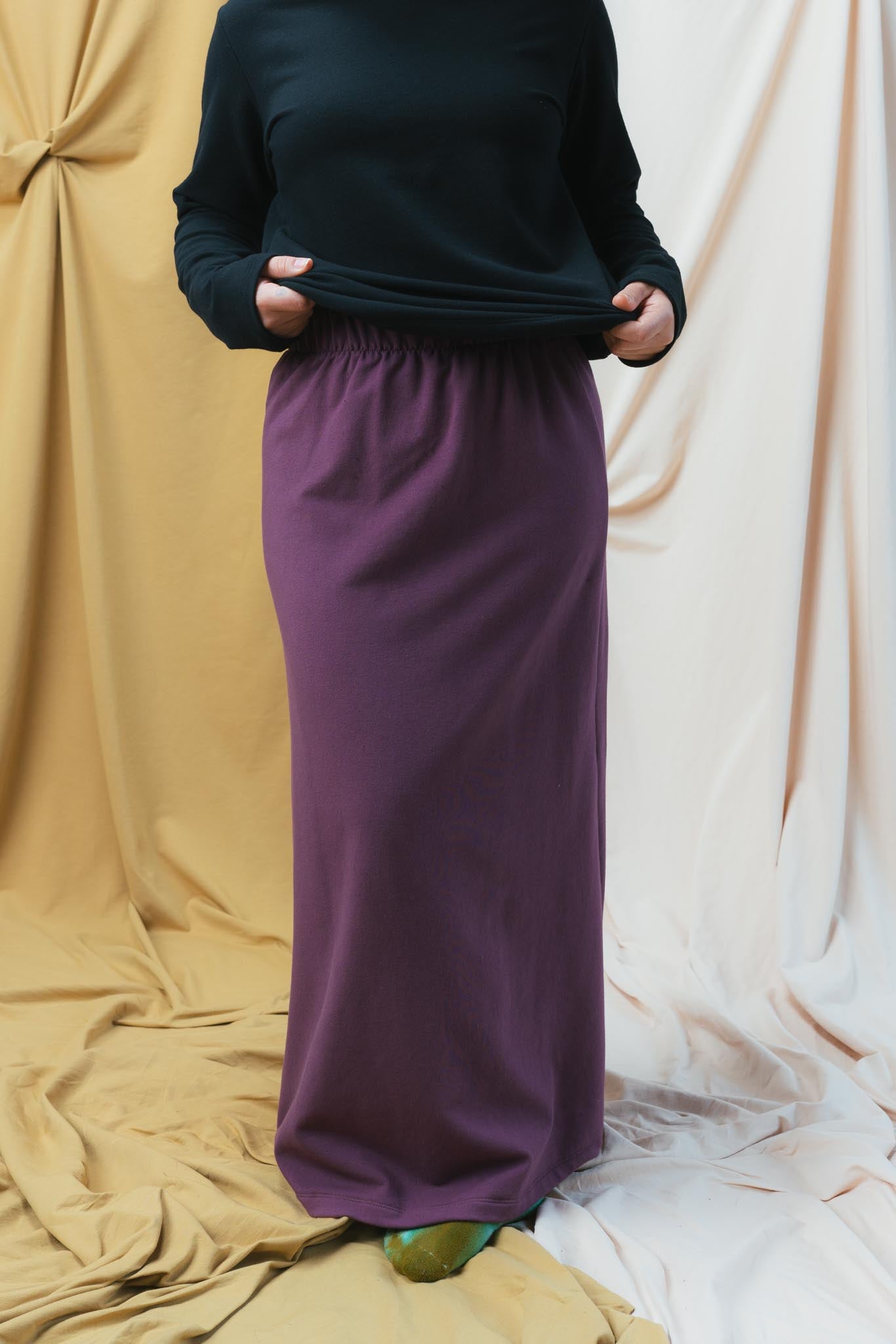 Emmeline Skirt in Plum