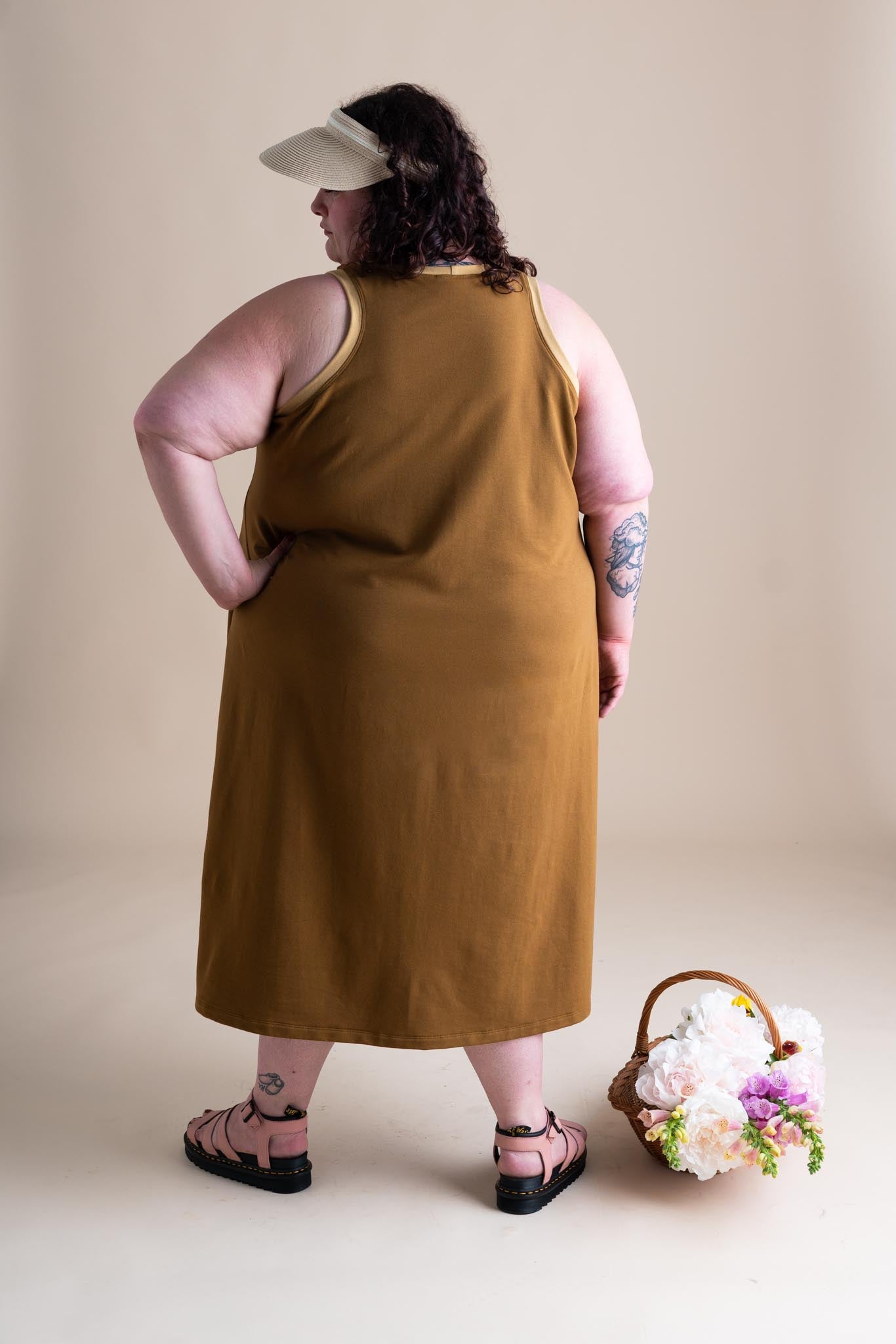 Serena Dress in Almond