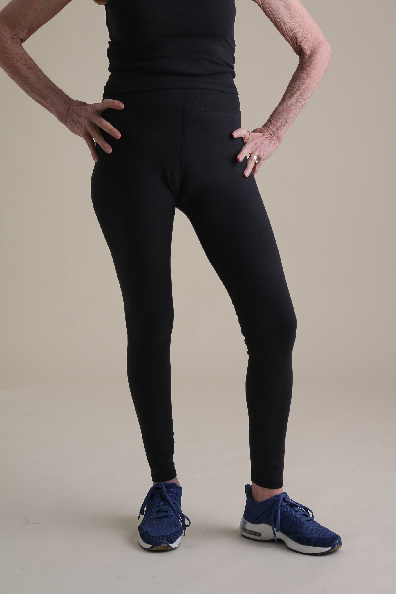 Buy FIT YOGI Women Black Print High Waist Gym Wear/Yoga Wear Ankle