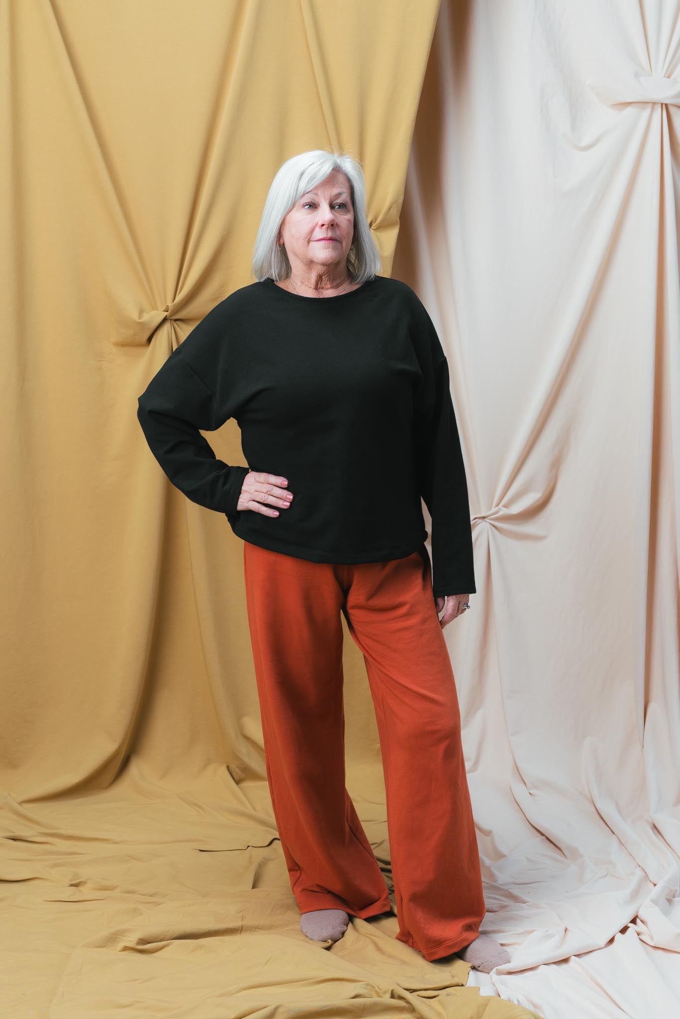 Greta Pant in Persimmon