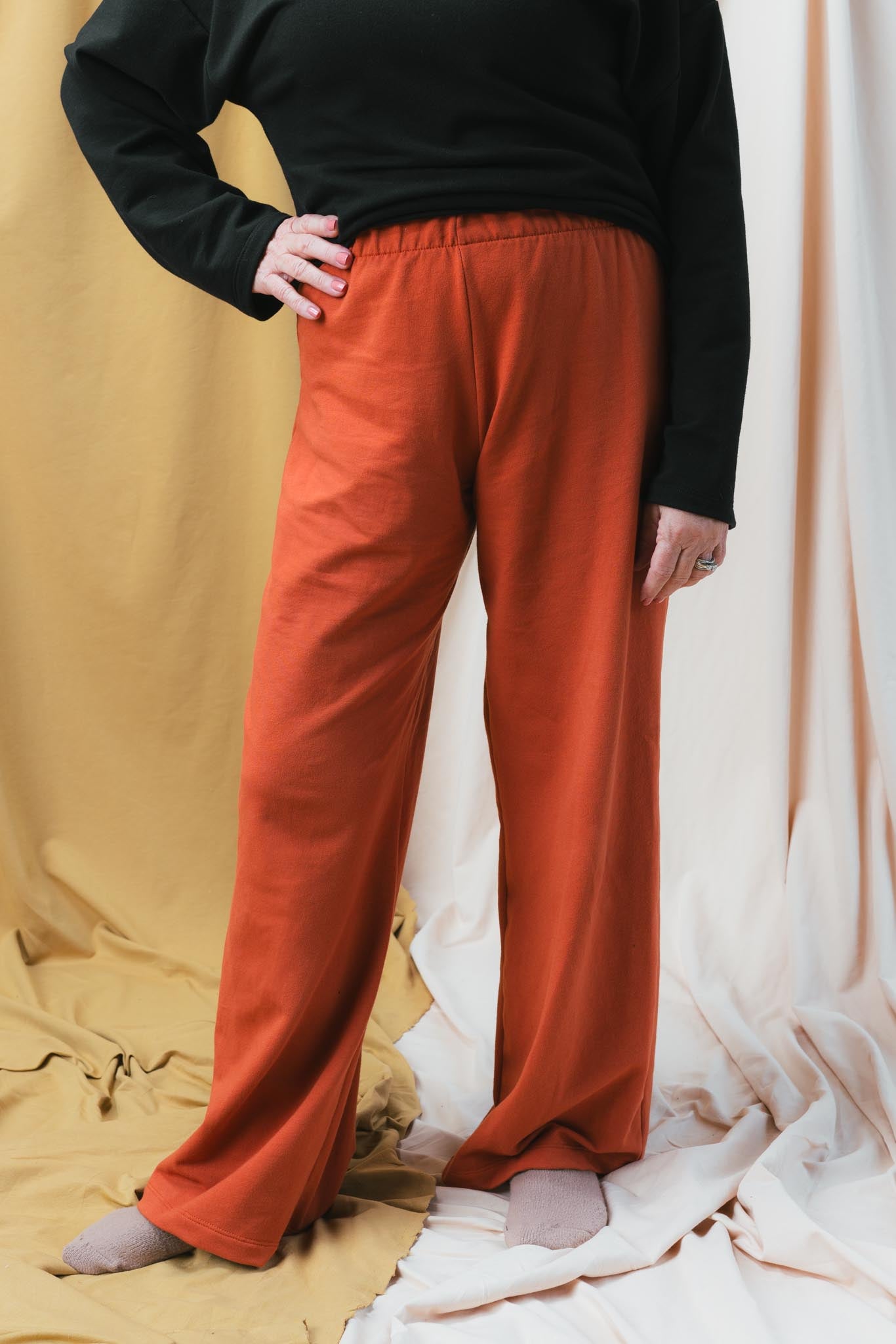 Greta Pant in Persimmon