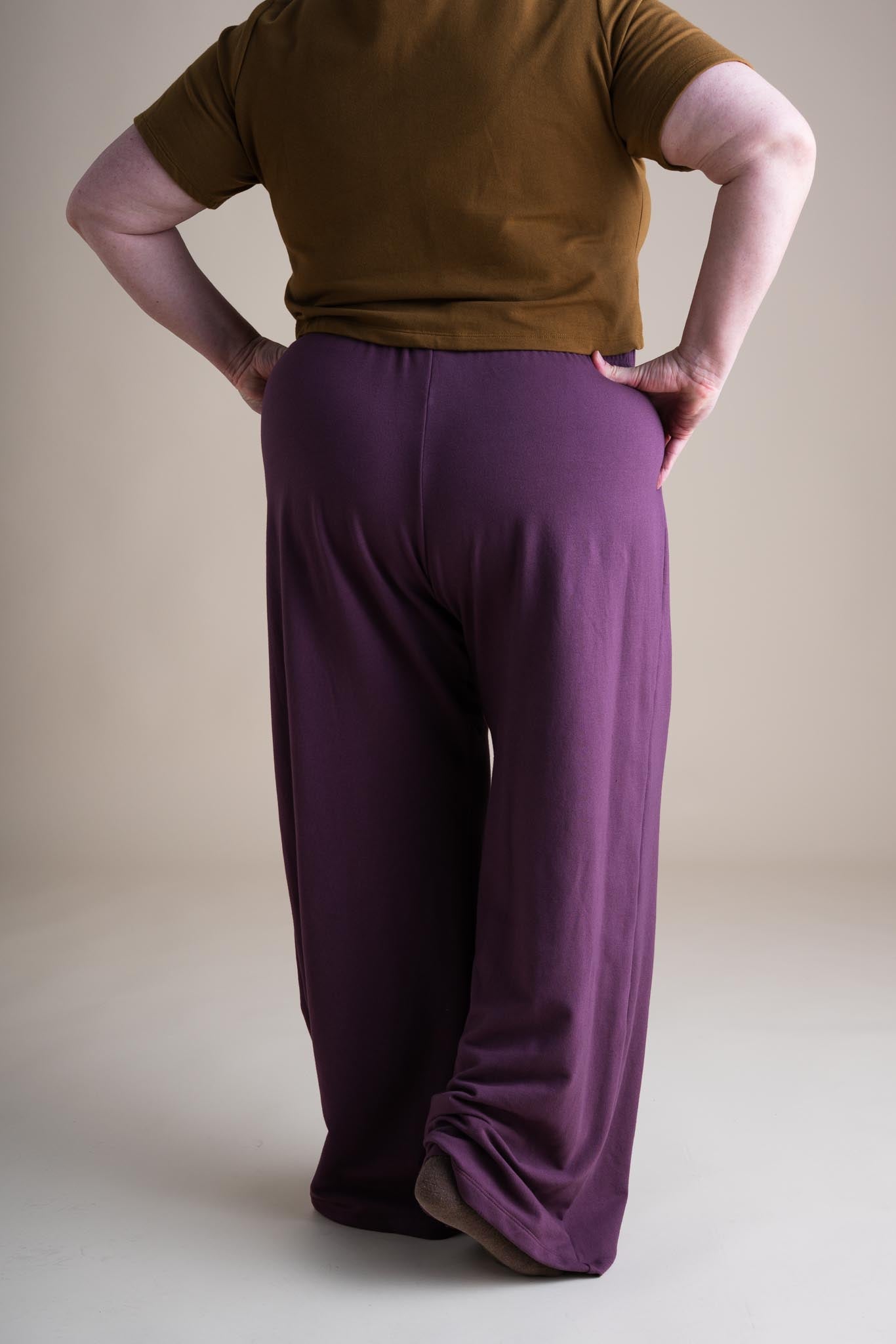 Greta Pant in Plum