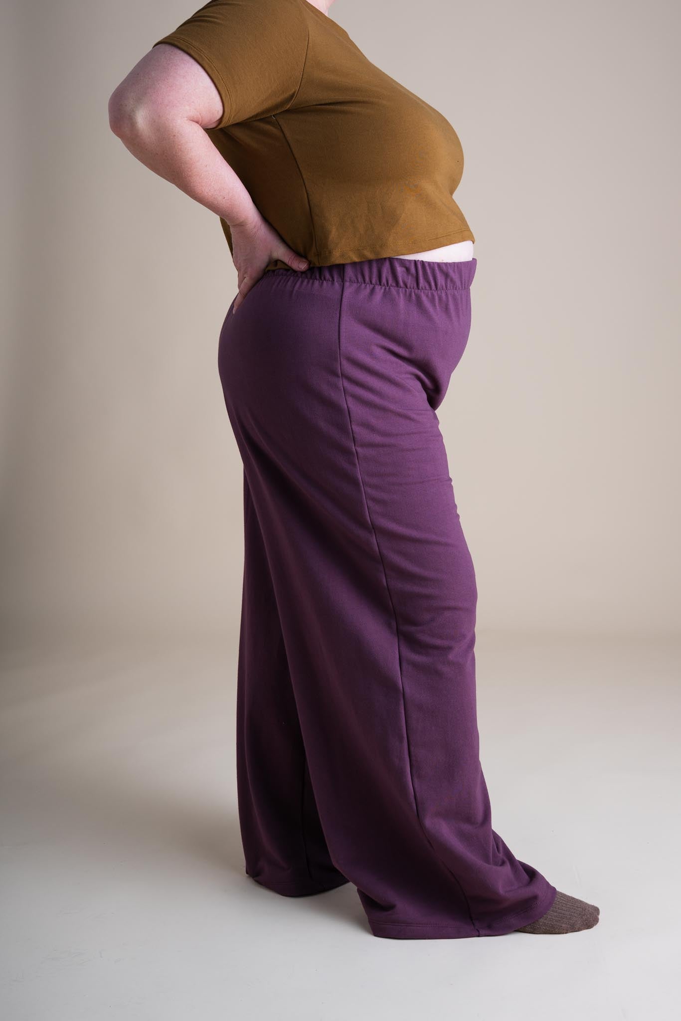 Greta Pant in Plum