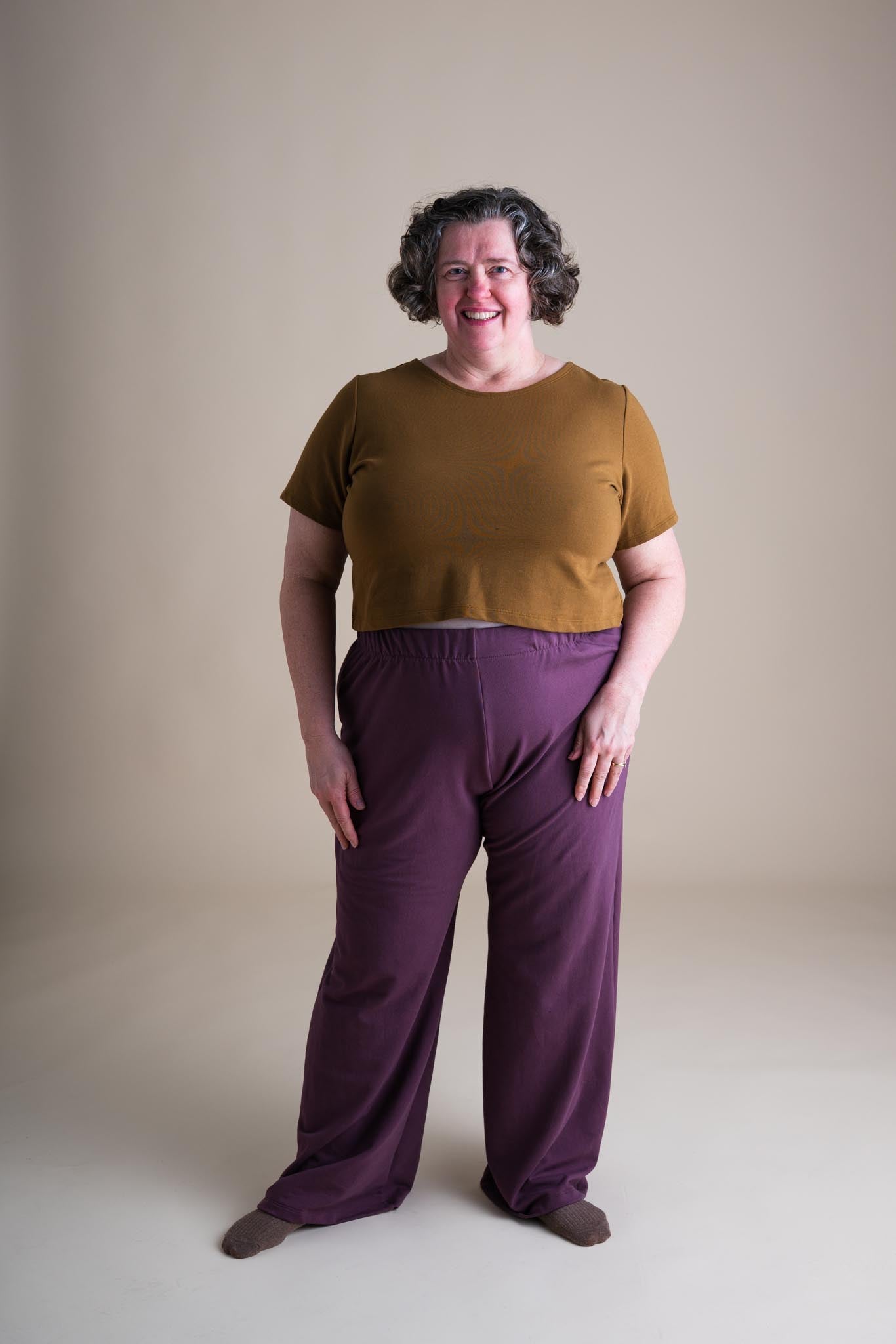 Greta Pant in Plum