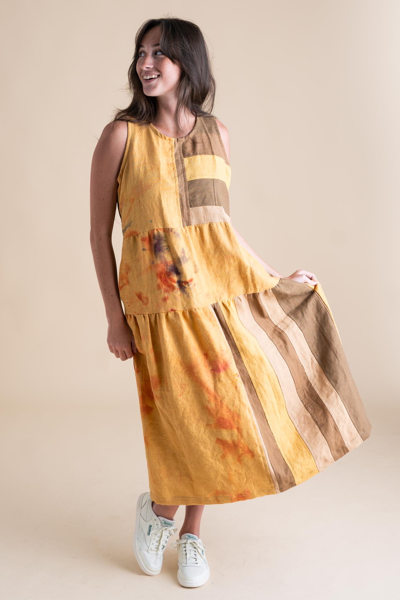 Brunch Dress S in Patchwork