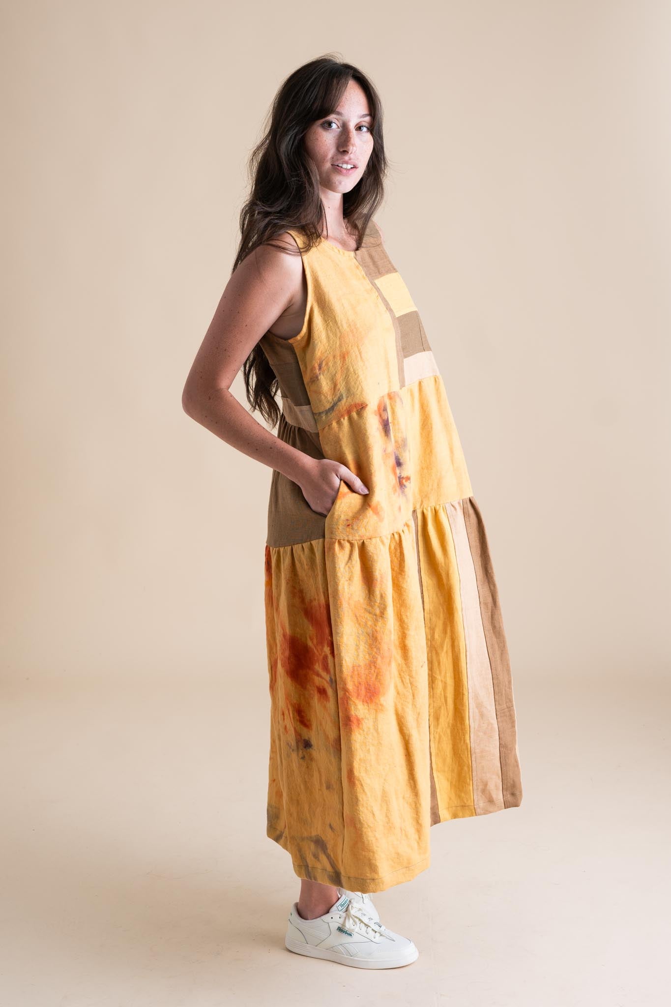 Brunch Dress S in Patchwork