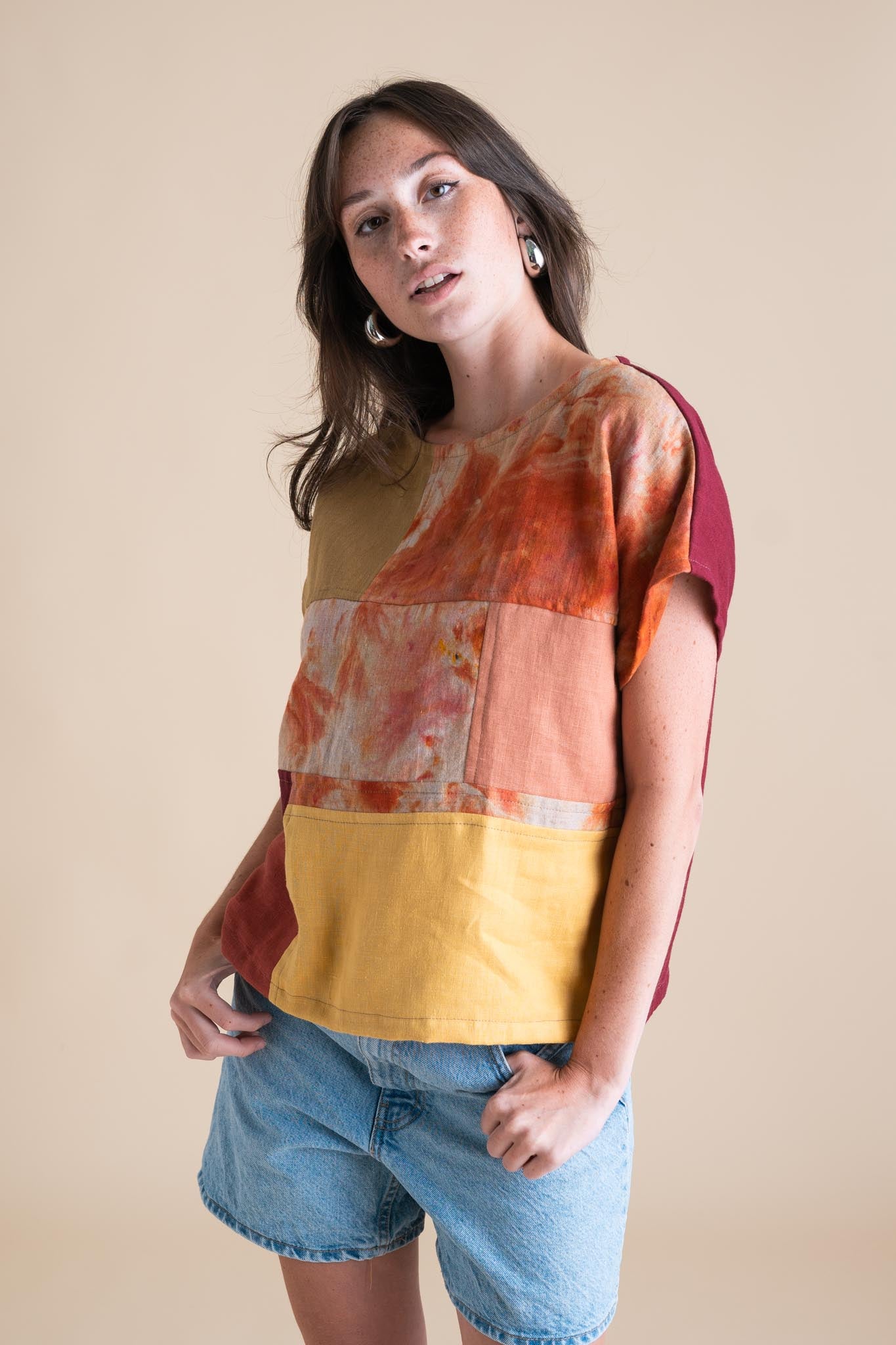 Painter Top S in Patchwork 