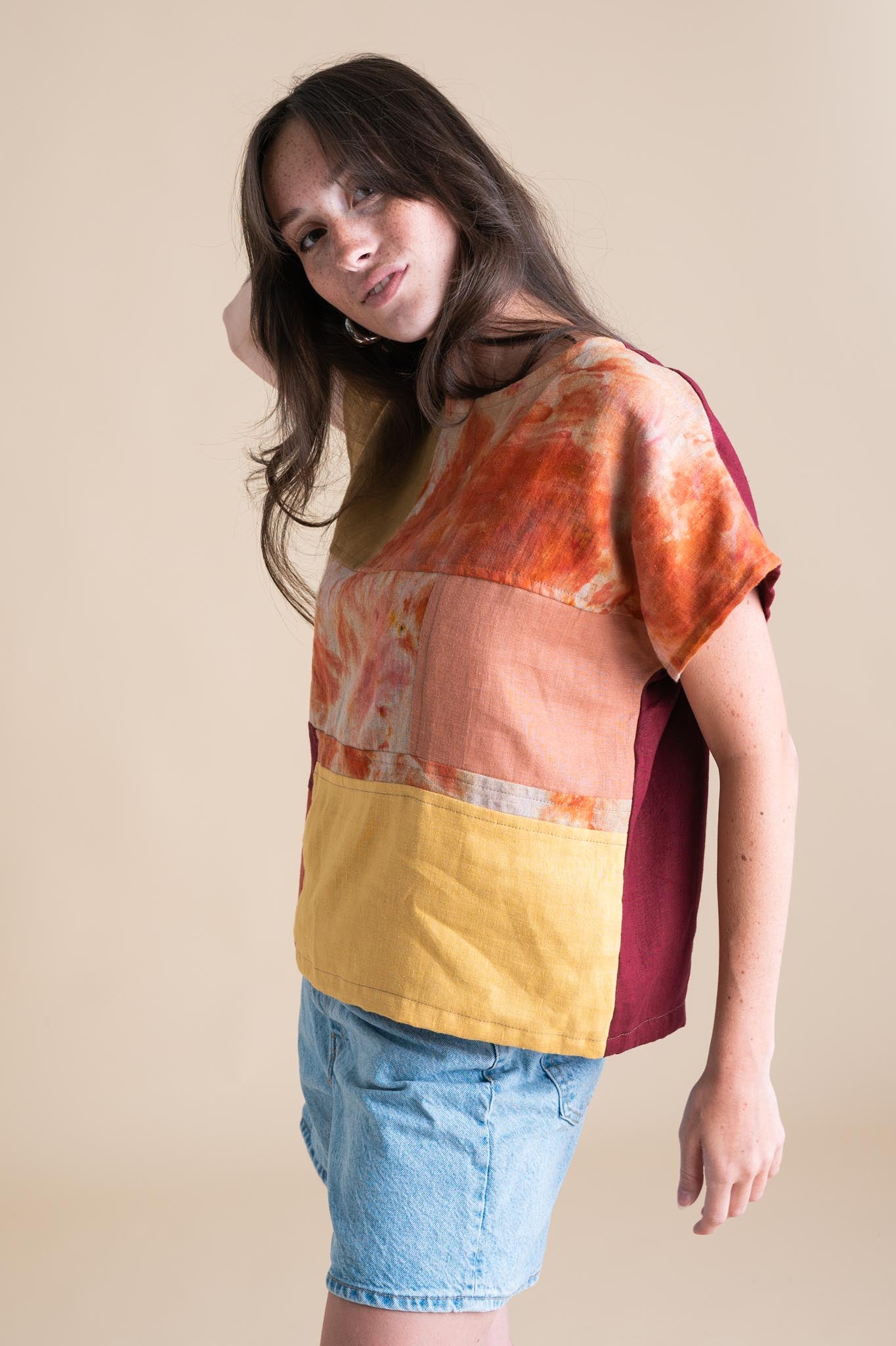 Painter Top S in Patchwork 