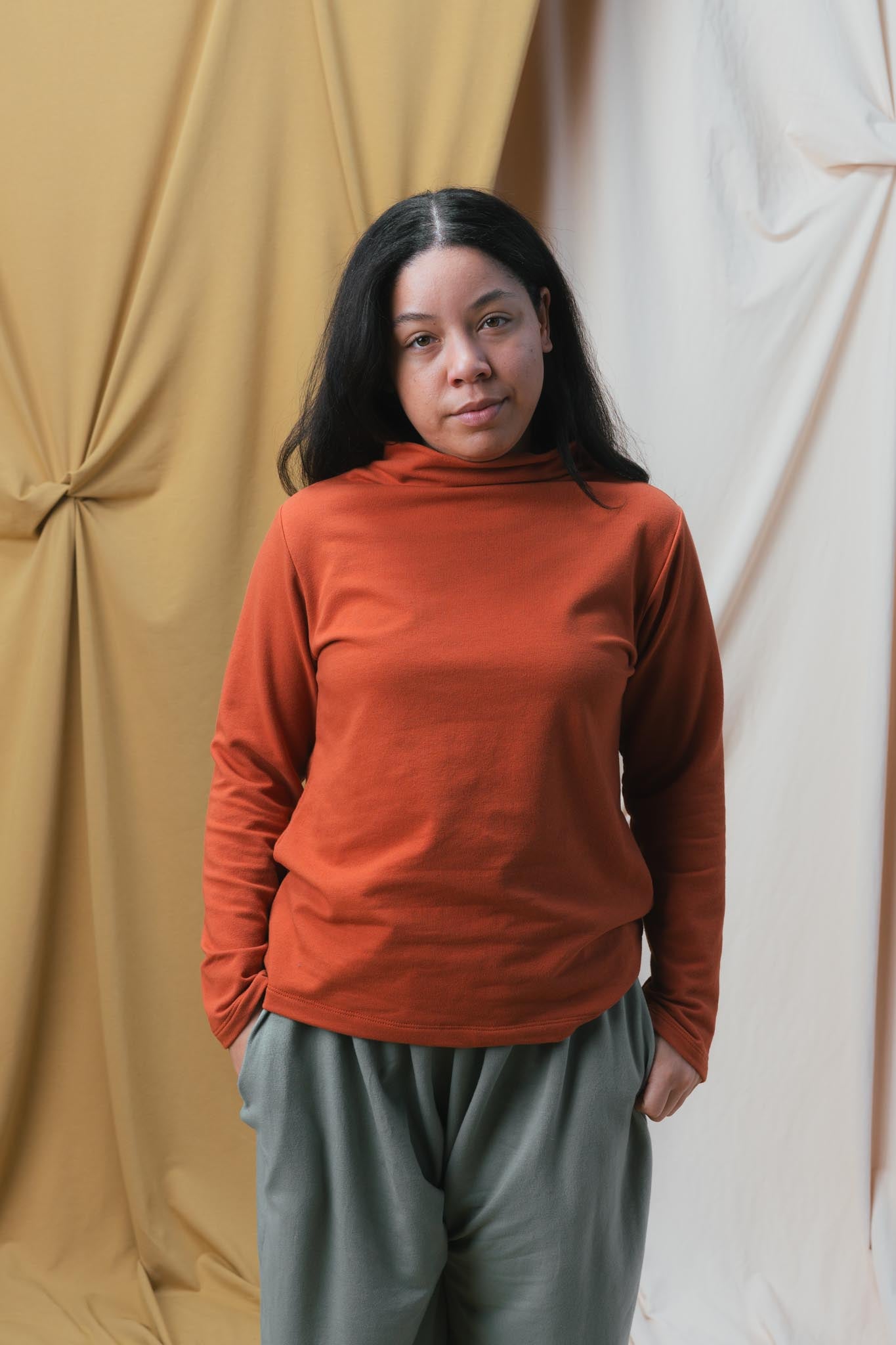 Lillie Top in Persimmon