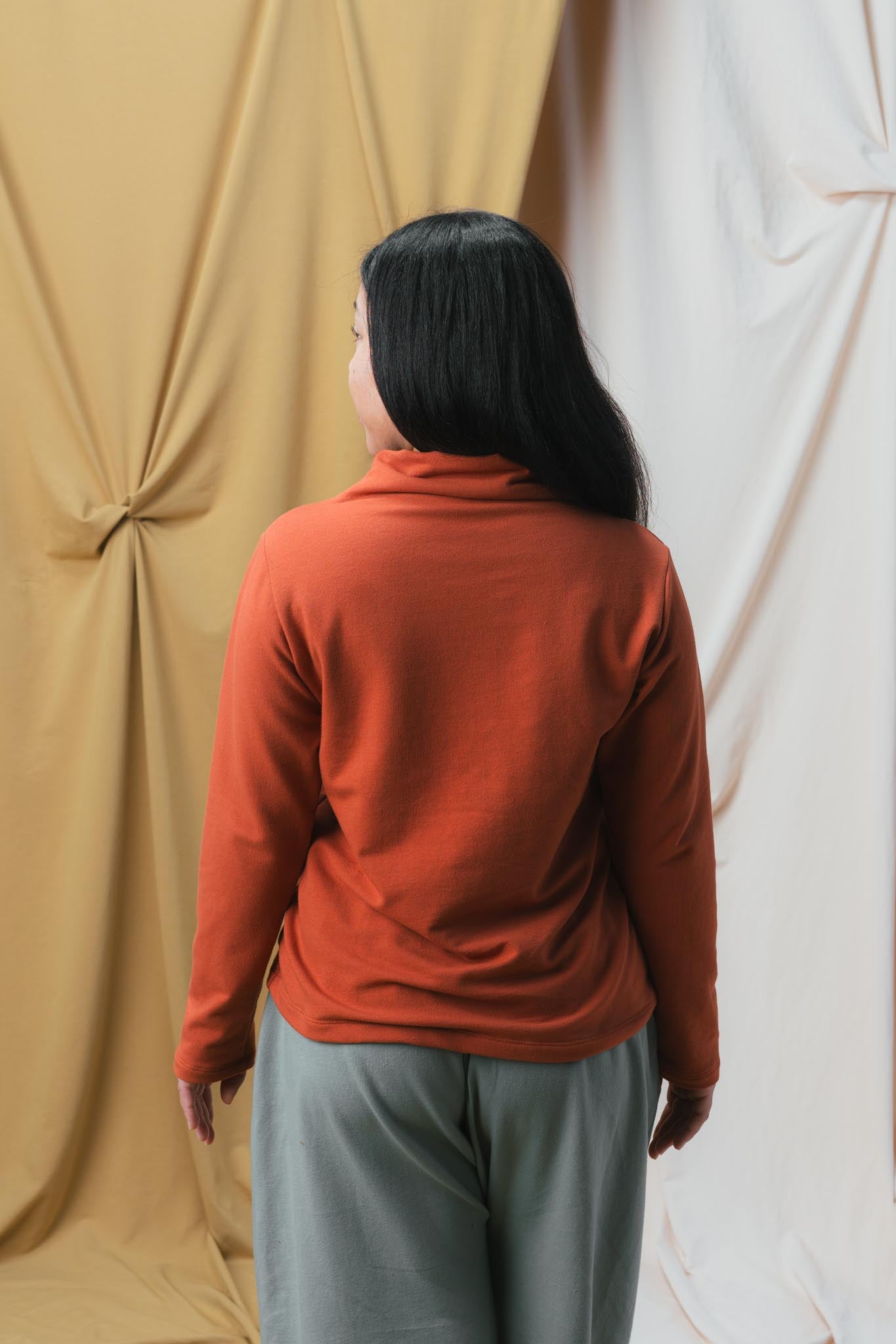 Lillie Top in Persimmon