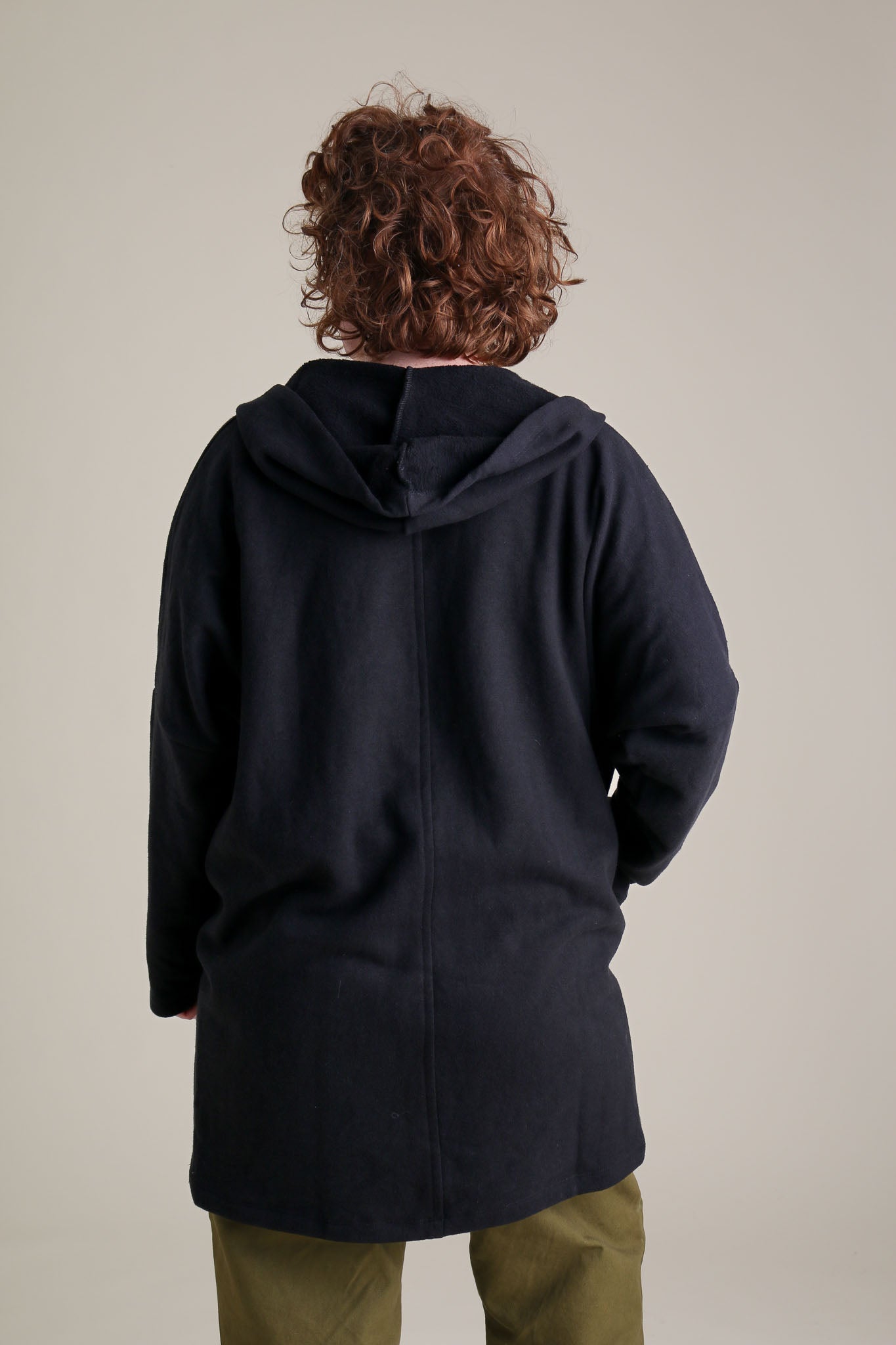 Hooded cocoon coat hotsell