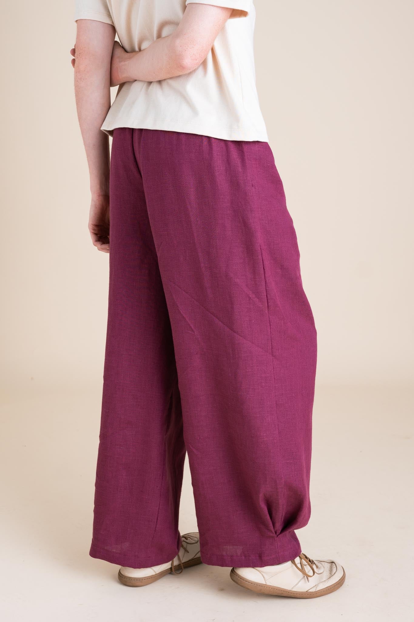 Crescent Moon Pants in Orchid