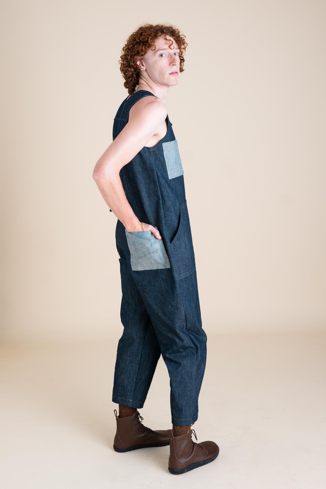 Rebel Denim Jumpsuit in Cone Denim