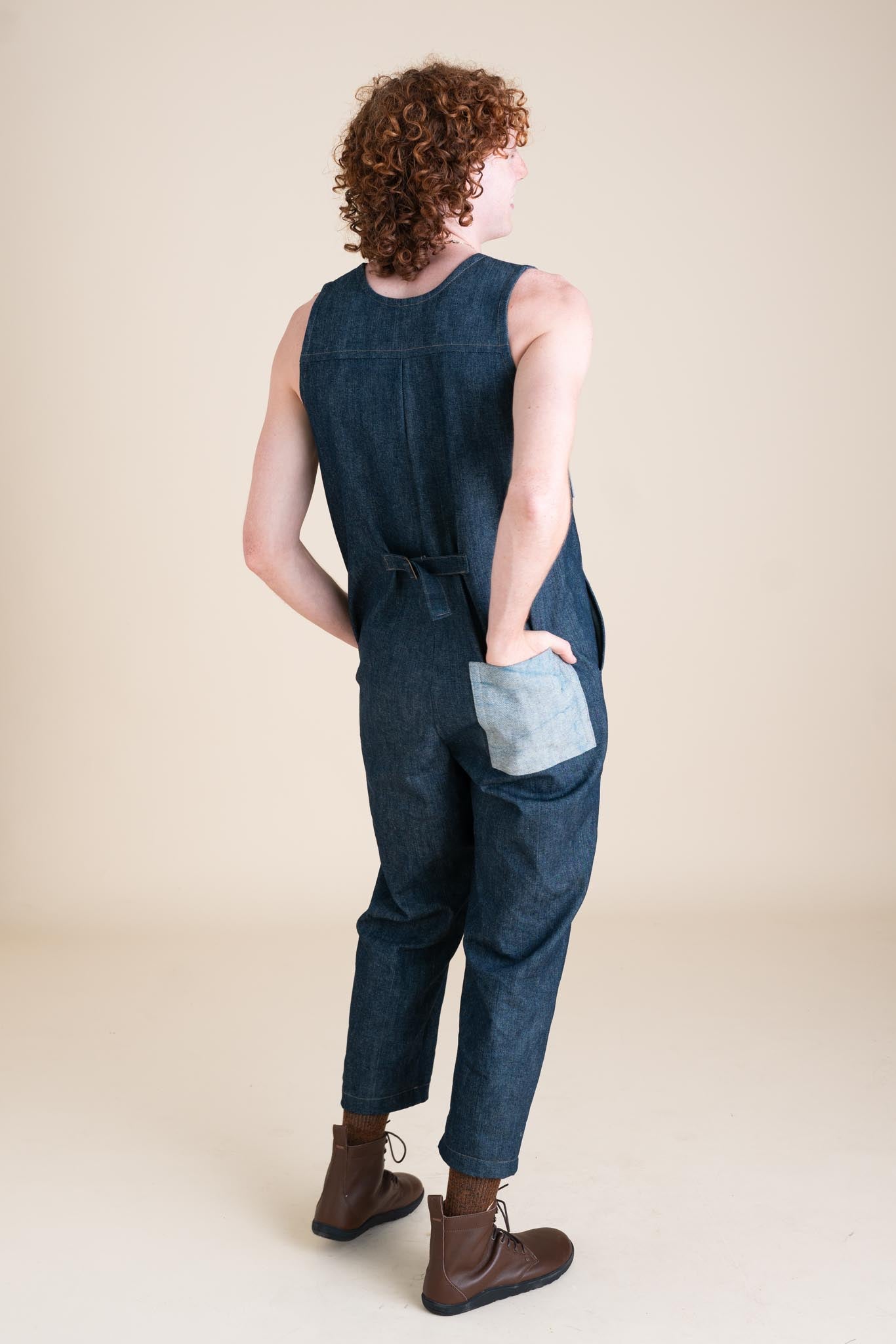 Rebel Denim Jumpsuit in Cone Denim