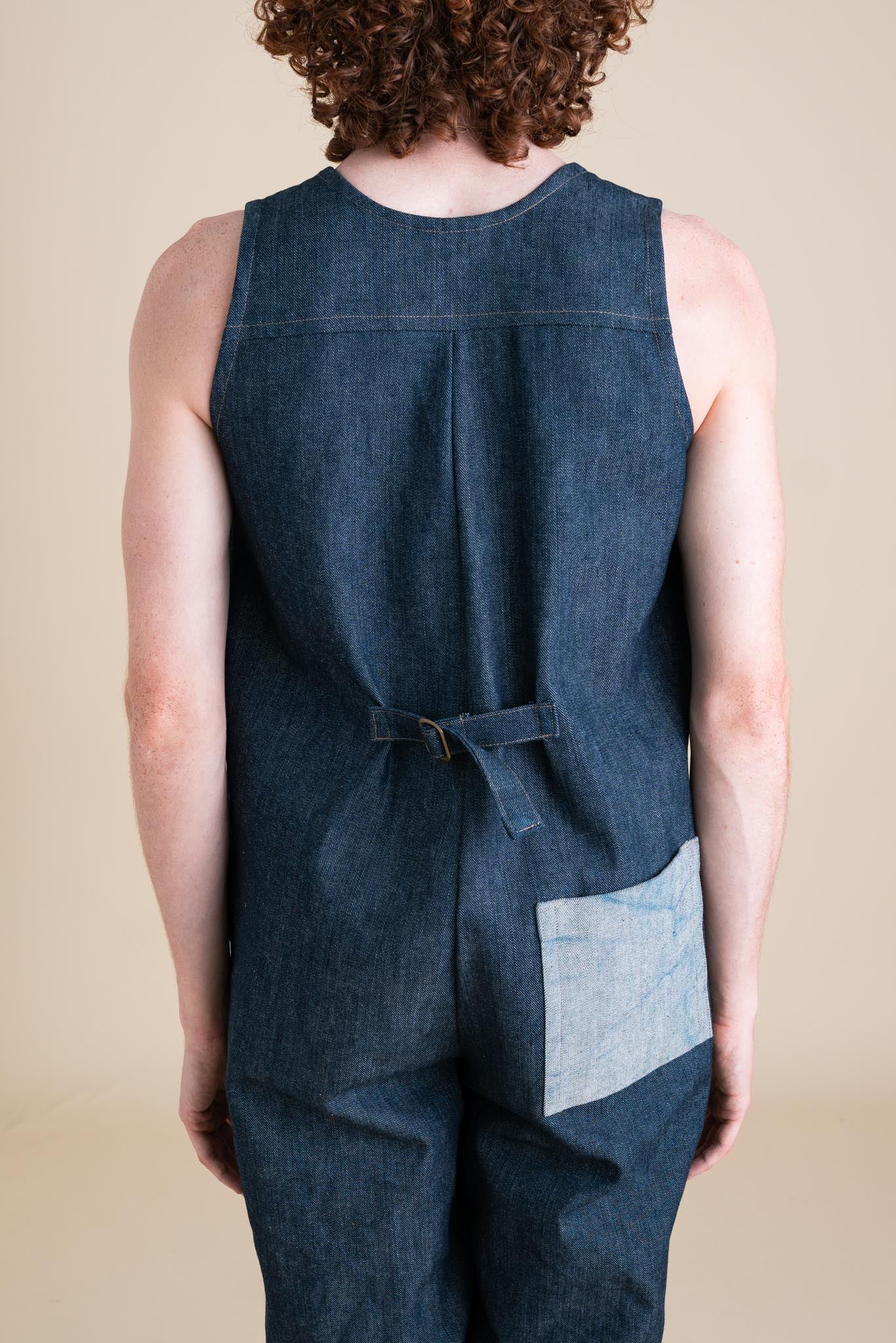 Rebel Denim Jumpsuit in Cone Denim