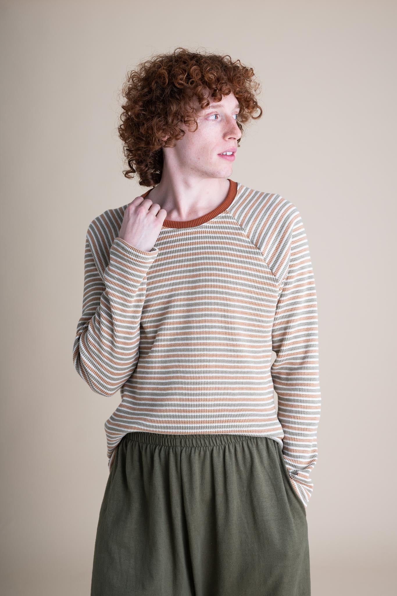 Union Top in Desert Stripe