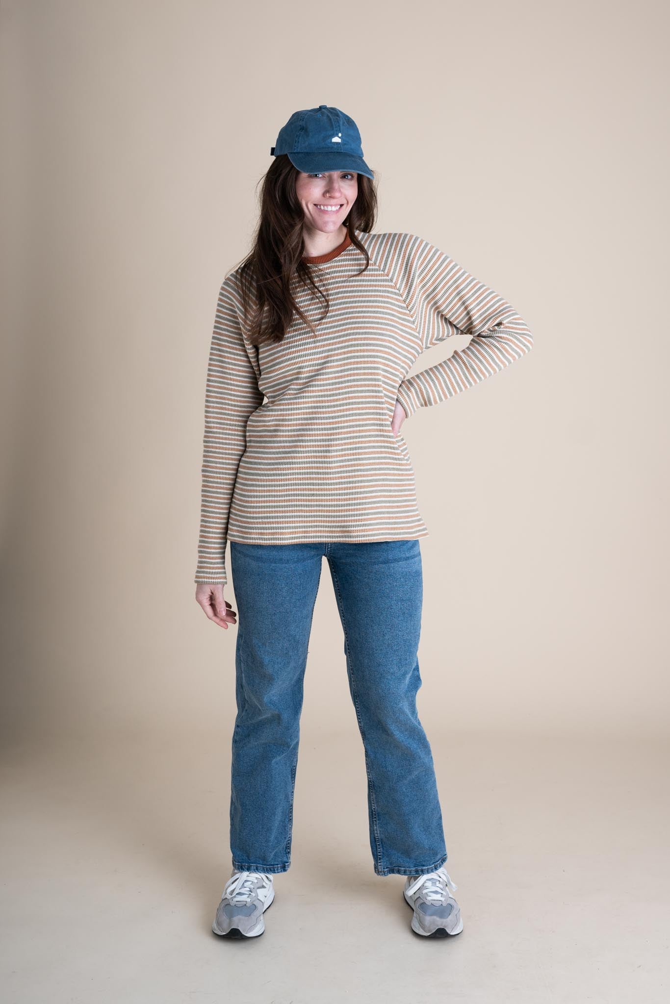 Union Top in Desert Stripe