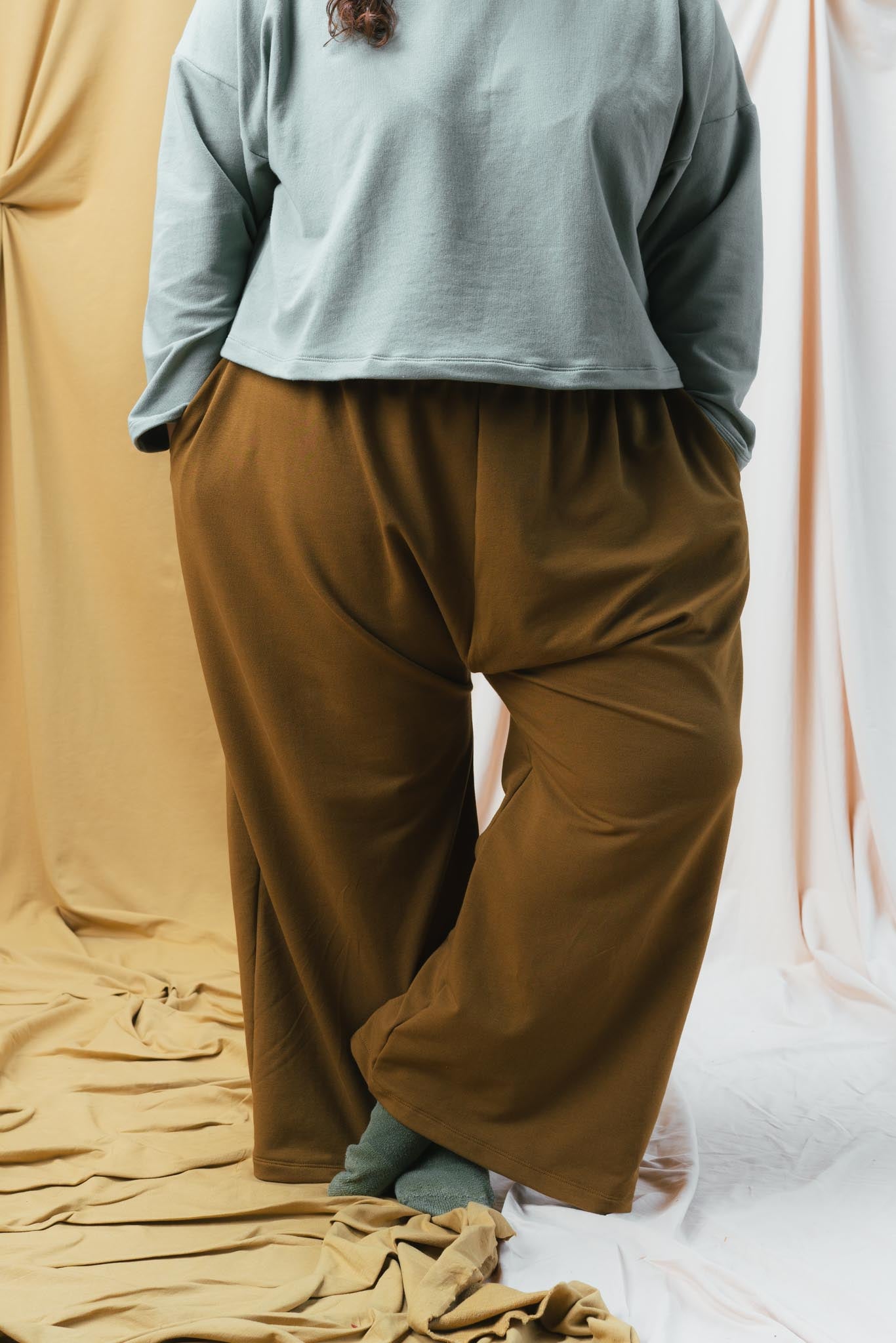 Zinat Pant in Almond